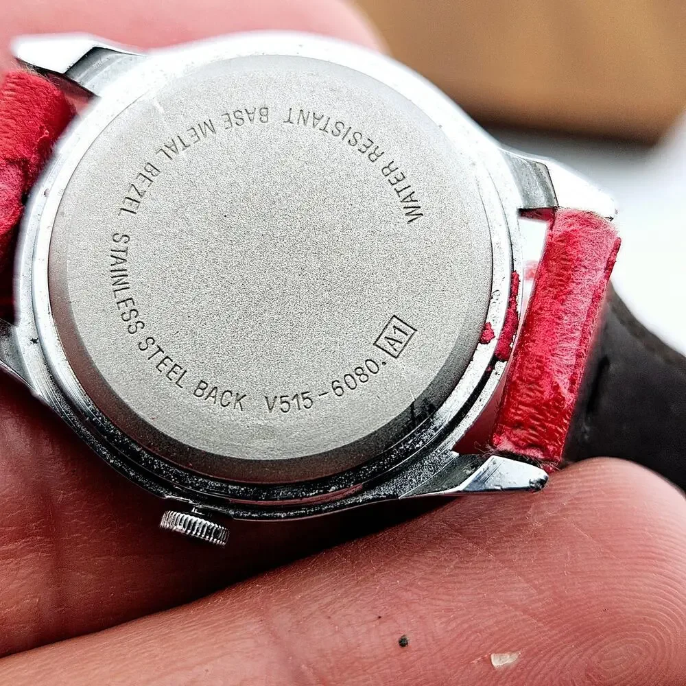 Disney Minnie Mouse Character Watch Red Band Retro Cutesy Kidcore Mod Twee